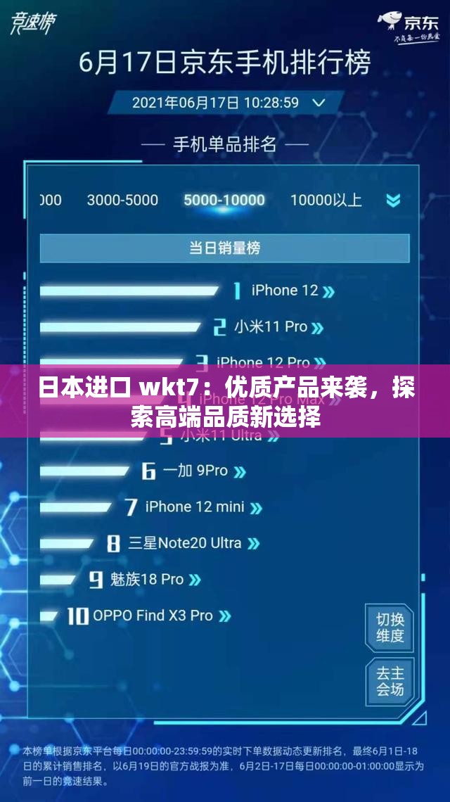 日本进口 wkt7：优质产品来袭，探索高端品质新选择