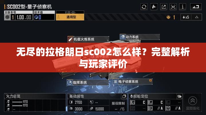 无尽的拉格朗日sc002怎么样？完整解析与玩家评价