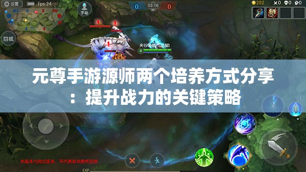 元尊手游源师两个培养方式分享：提升战力的关键策略