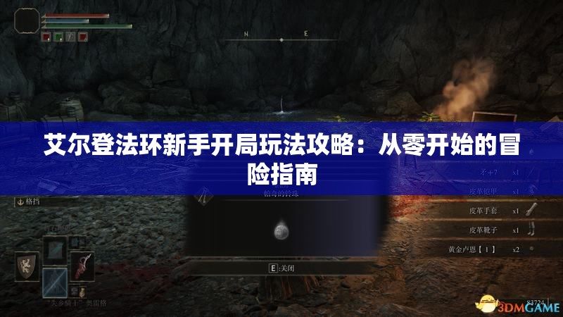 艾尔登法环新手开局玩法攻略：从零开始的冒险指南